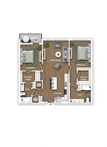 Floor plan B12B