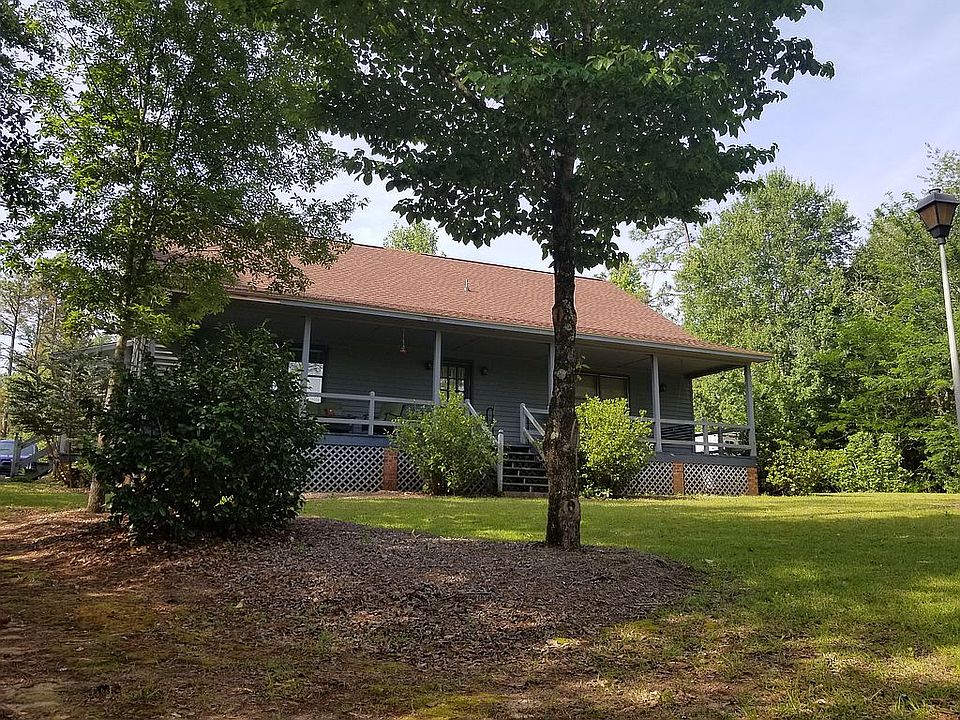 Home overlooking yard/pond
