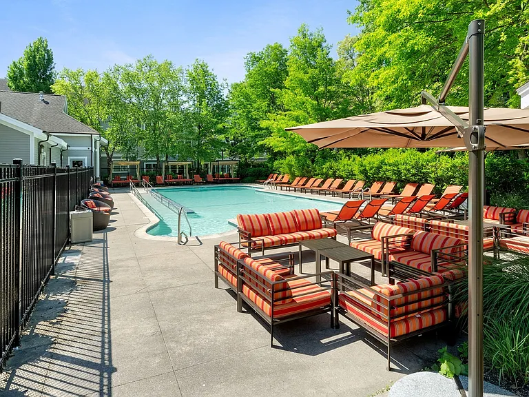 Enjoy beautiful New England summer days at the pool