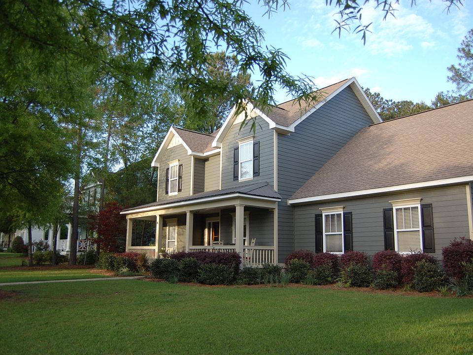 View from driveway