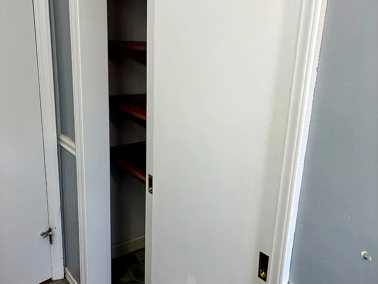 upstairs bathroom closet