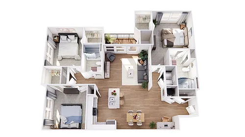 Floor plan Oak