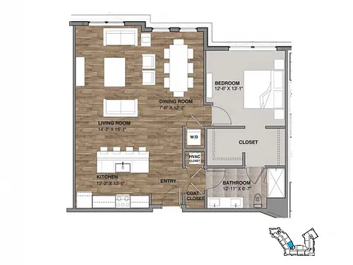 Floor plan Penthouse D