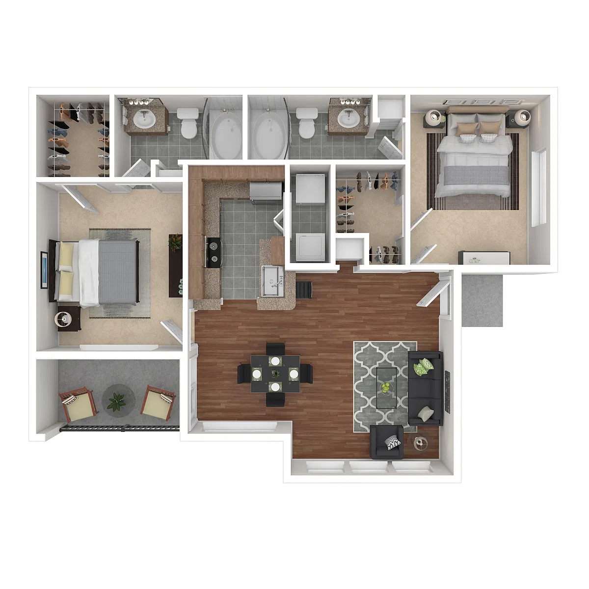 Floor plan Maple - East