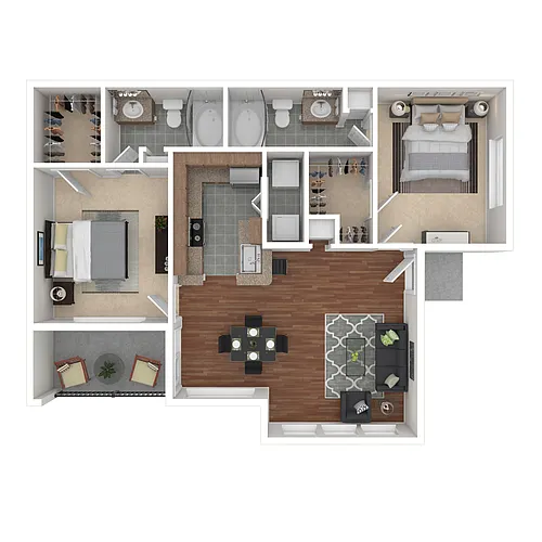 Floor plan Maple - East