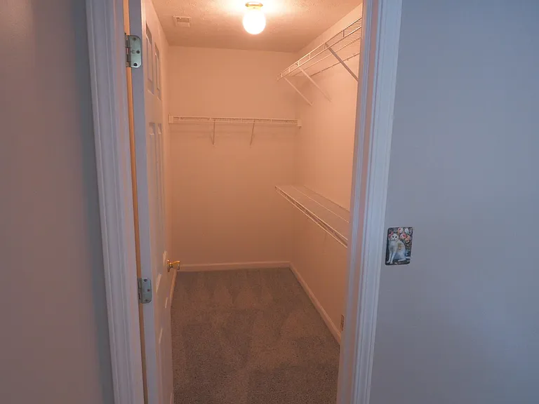 Master walk-in closet