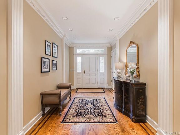 Gracious foyer creates dramatic entrance.