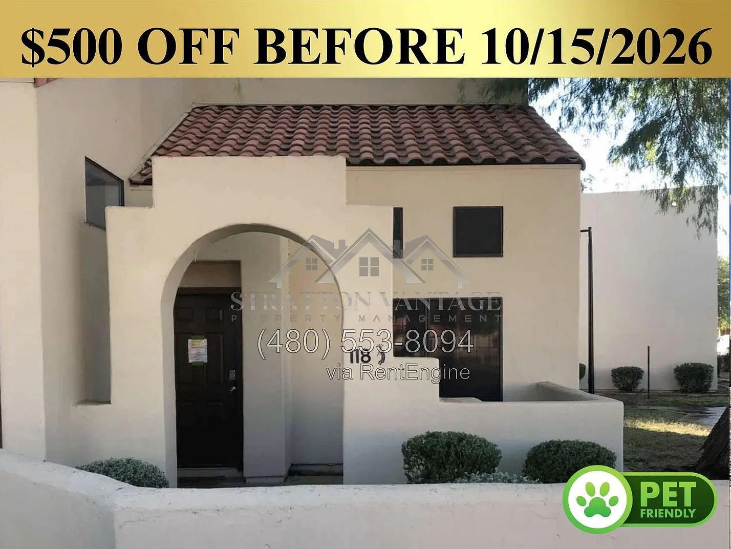 2 bed, 2.5 bath, 1080 sqft, $1,700 — Photo 1