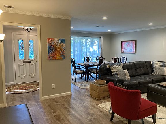 Large, open concept living and dining areas
