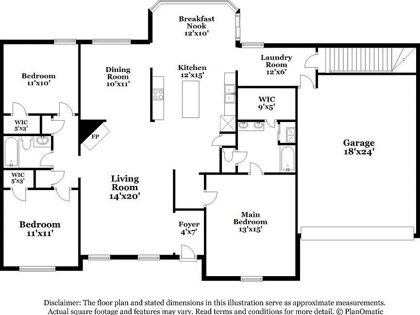 3 bed, 2.0 bath, 1586 sqft, $1,985 — Photo 3