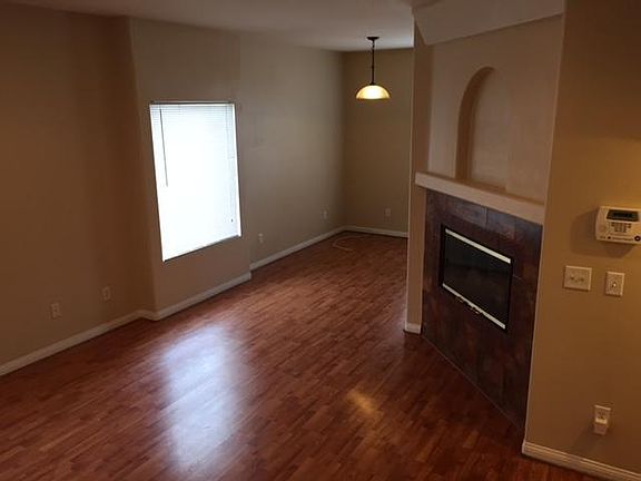 living room and dining area