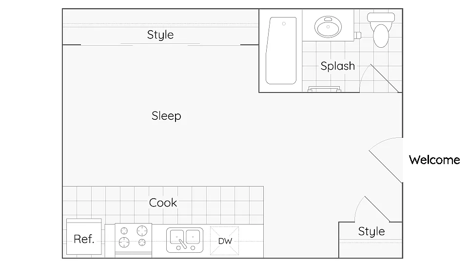 Floor plan Frederick