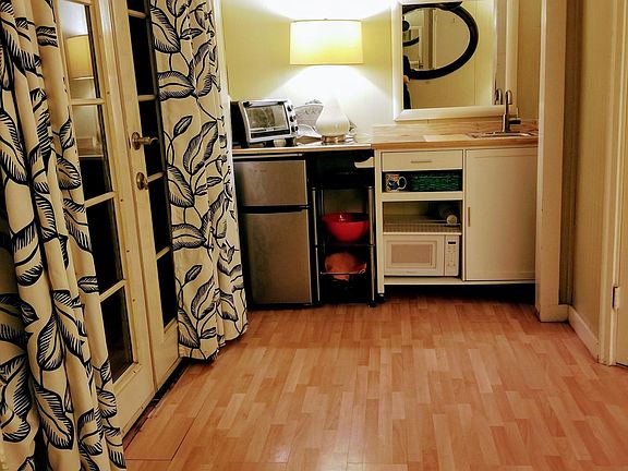 Kitchenette....sink, refer,micro, burner, toaster oven....rearrange to suit your style