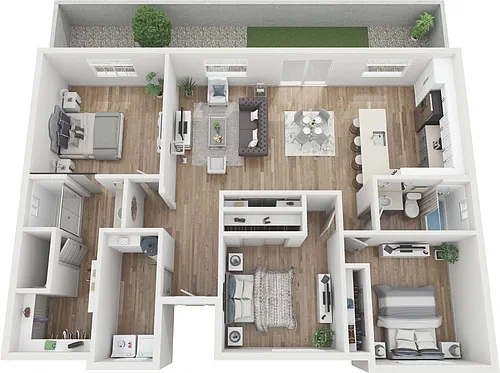 Floor plan The Everett