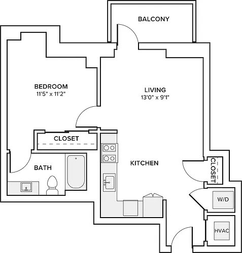 Floor plan A01