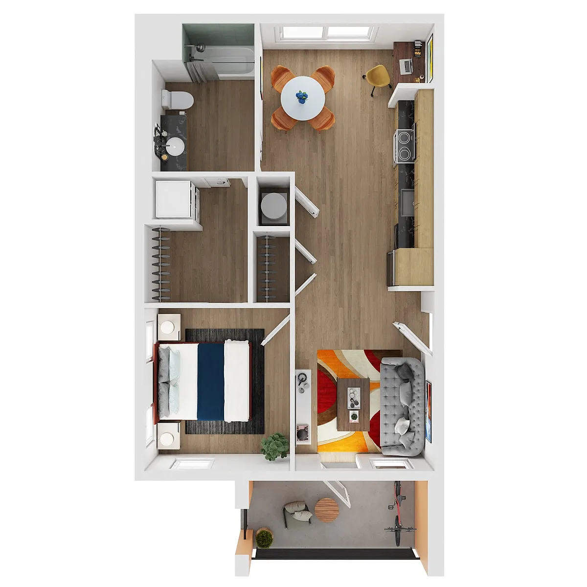 Floor plan Pedal Assist