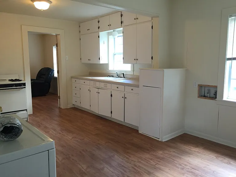 Kitchen and washroom