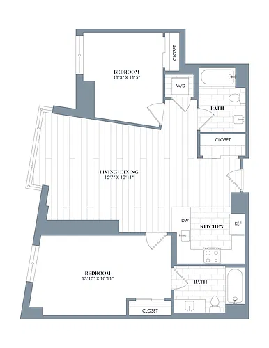 Floor plan Delacroix