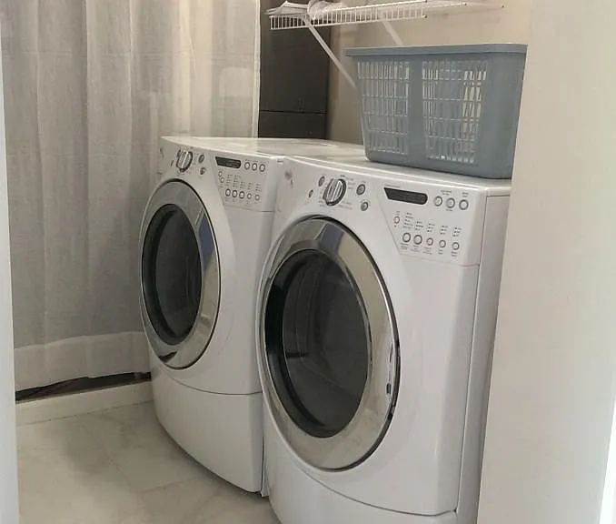 washer and dryer