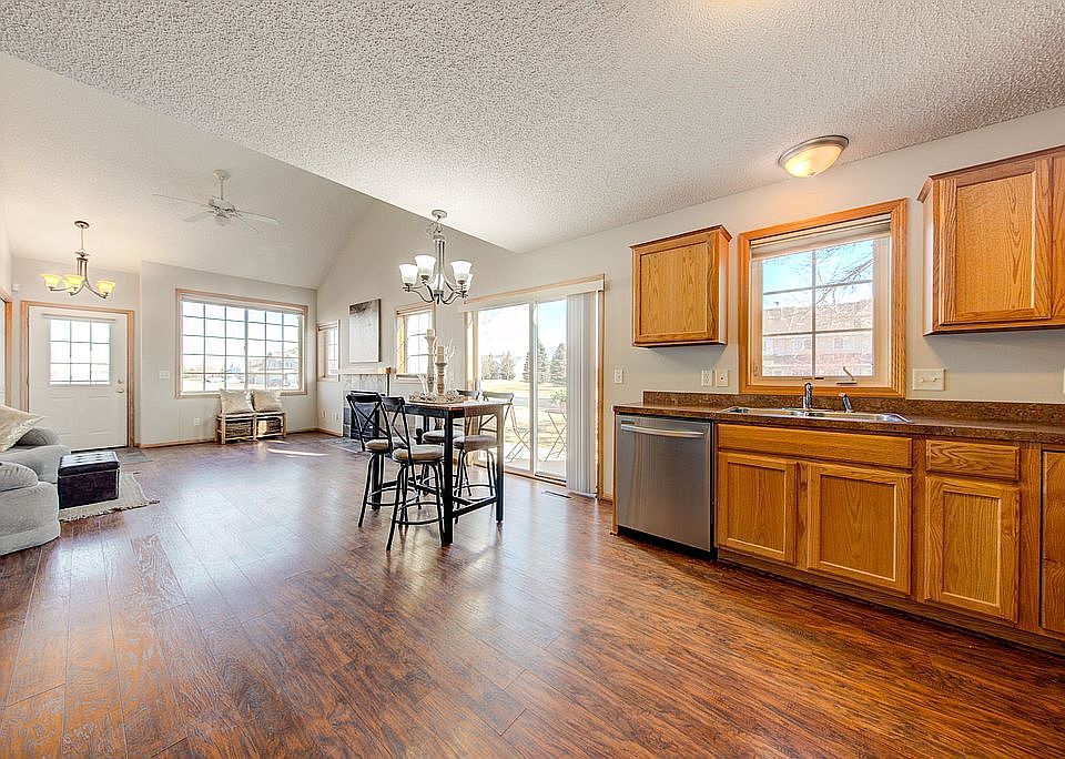 Dining area opens to kitchen