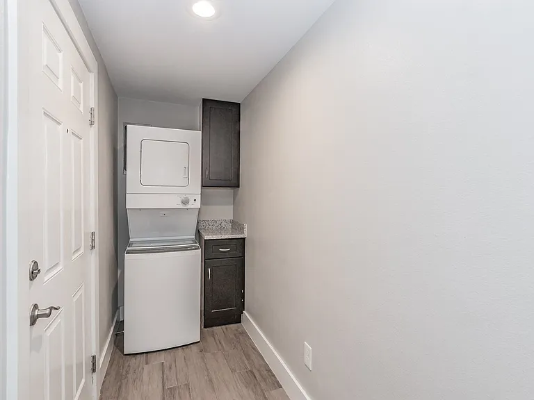 Convenient in-unit laundry makes everyday living simple.