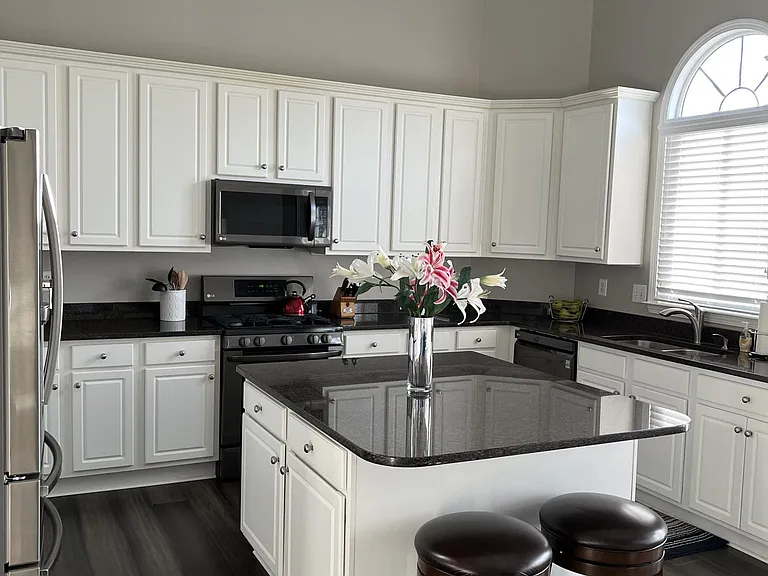 Kitchen with TONS of storage and prep space