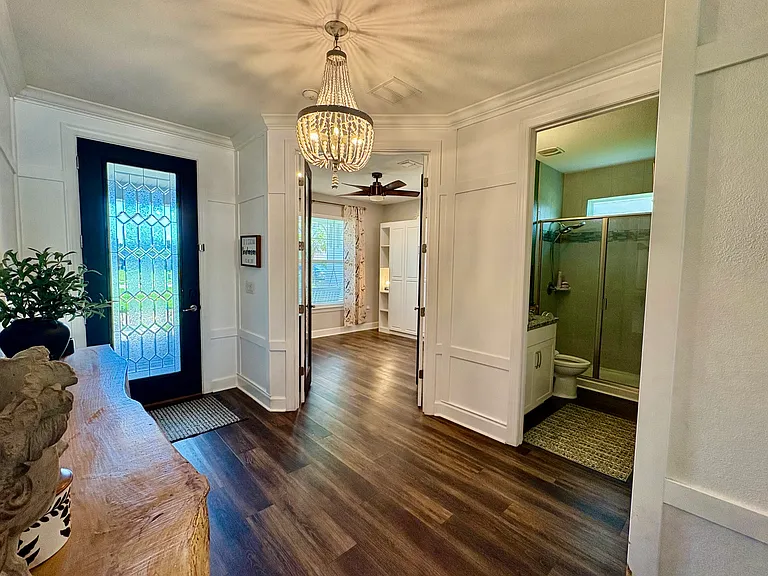 Foyer, 4th Bedroom and Full Bath