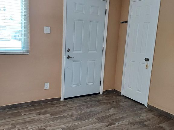 Living room and front door
