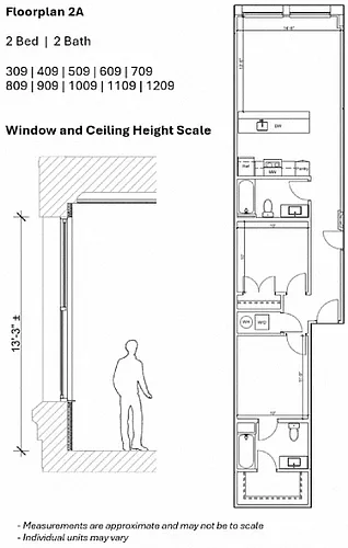 Floor plan 2BR 2A