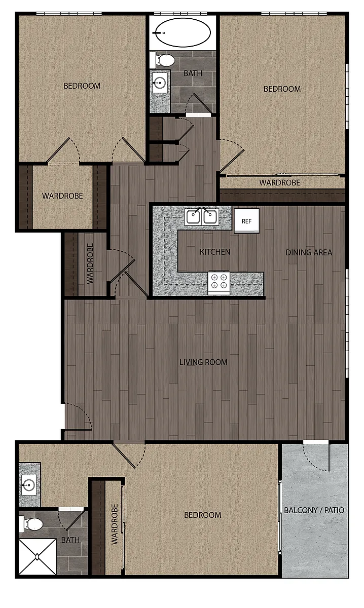 Floor plan Huntington