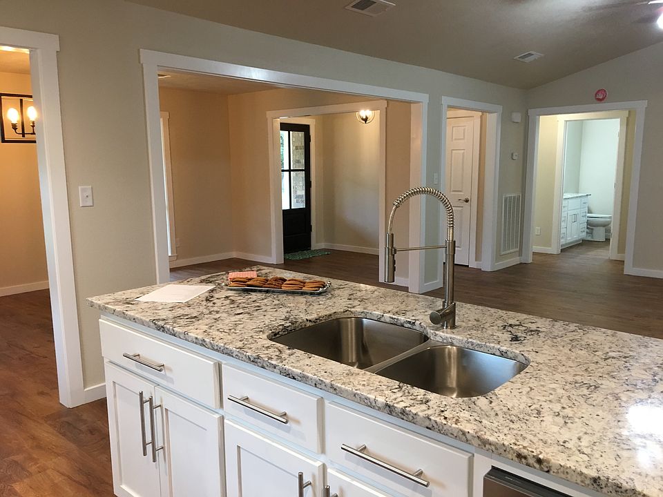 Kitchen open to living room