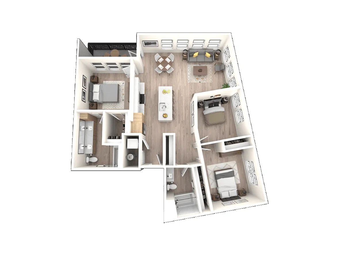 Floor plan 3A