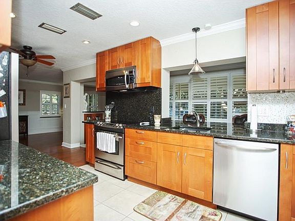 Kitchen looking out