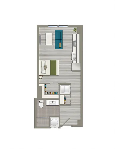 Floor plan Studio-C