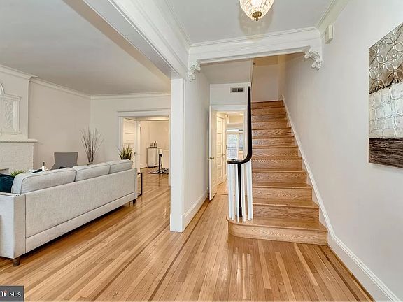 Front entrance and living room.