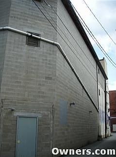 South side of building