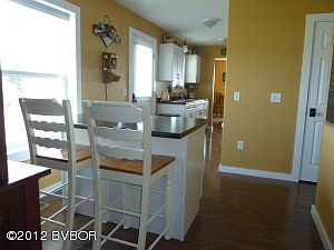 Island in the kitchen