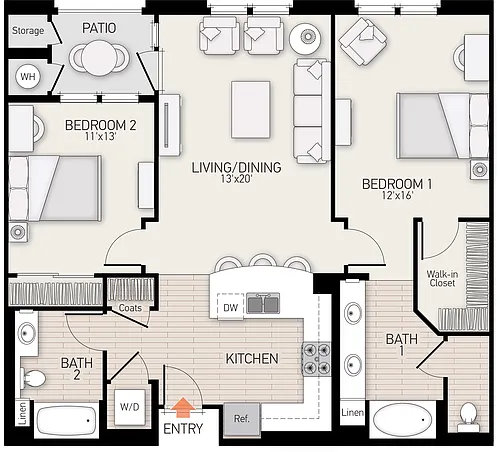 Floor plan Serena - Plan 32