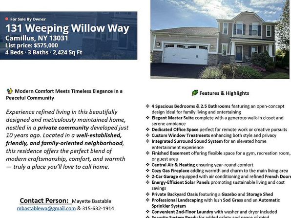 131 Weeping Willow Way