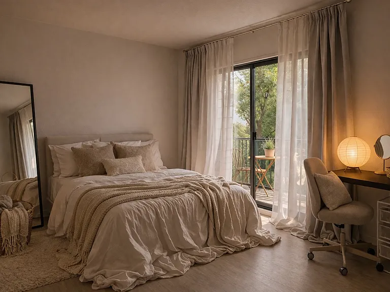 Not every room feels like this. Quiet, cozy, and just beyond your door, a private balcony adds a sense of calm. Soft light, gentle surroundings, and a space that makes it easy to slow down and feel at home.