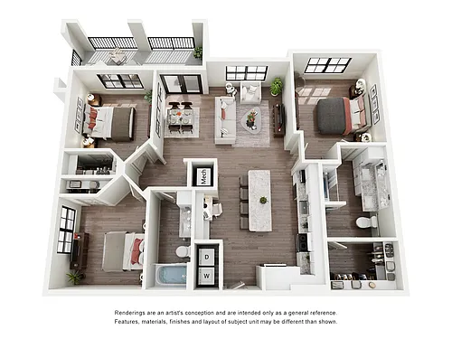 Floor plan C1 (ANS1)