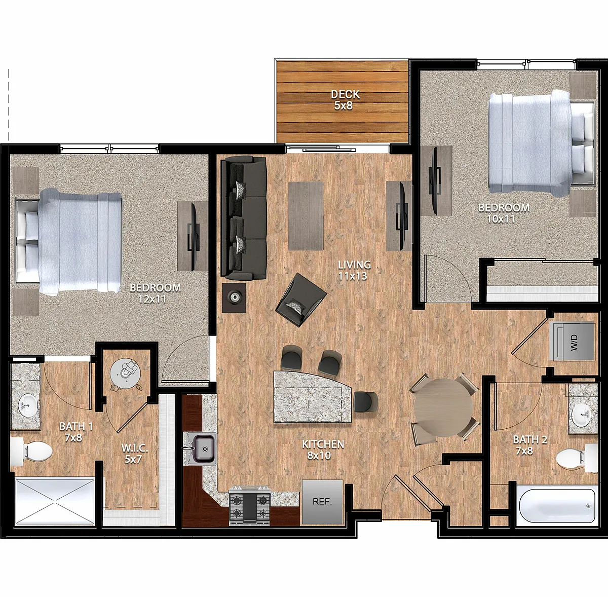 Floor plan 2X2