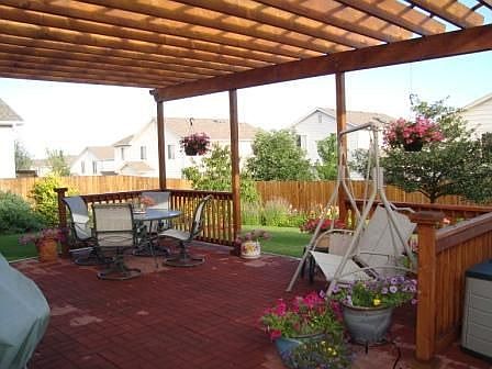 Back patio - Summer 2008