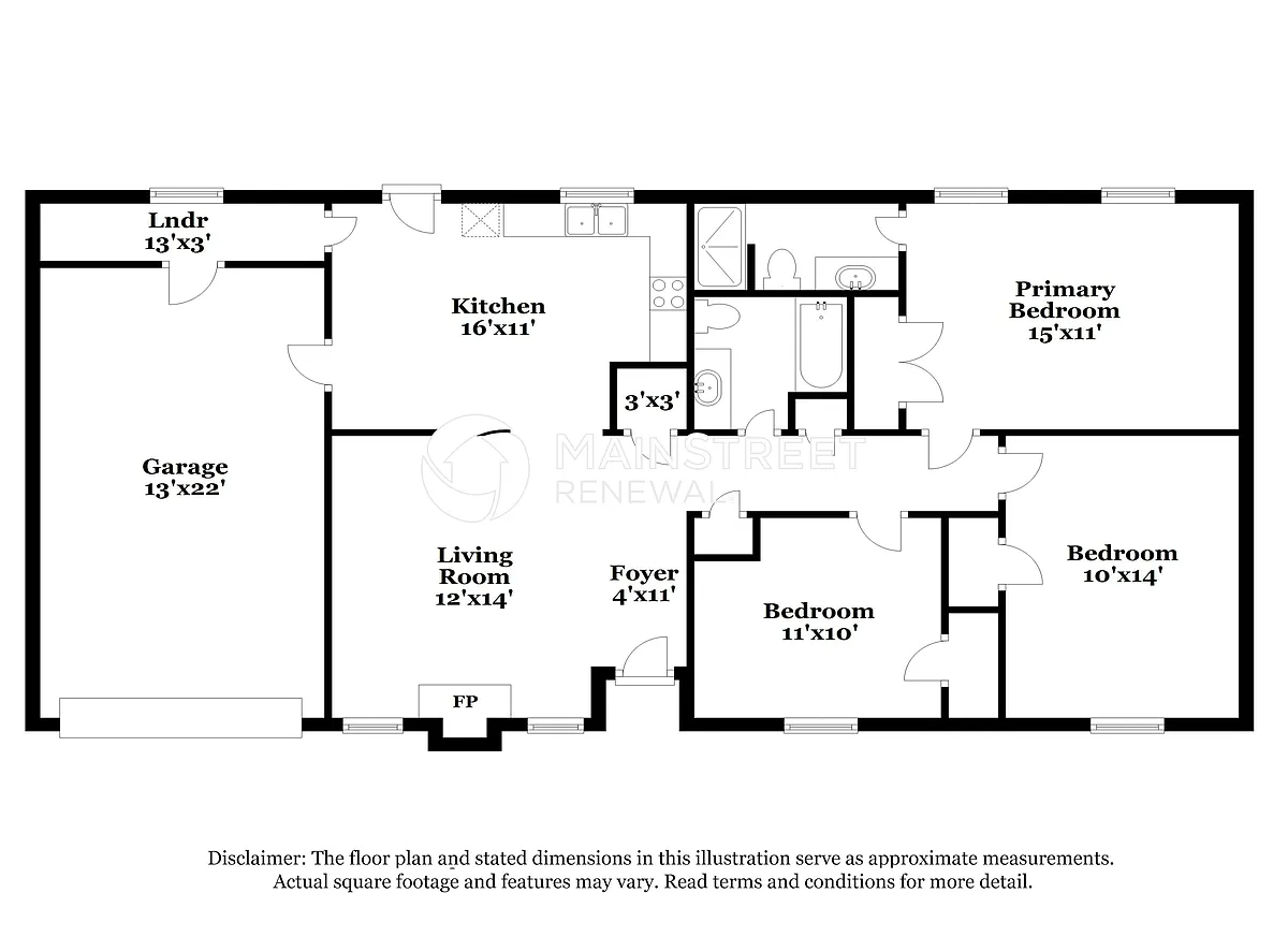 Floor Plan - 6469 Chrissy Dr