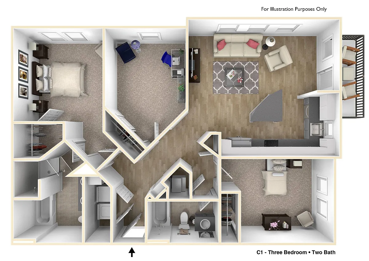 Floor plan C1