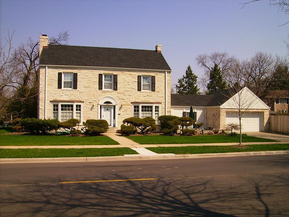 Majestic 2 story stone home