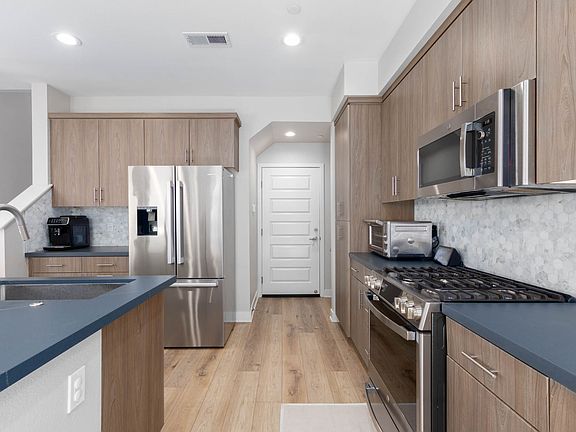 Kitchen and 2-car garage entrance