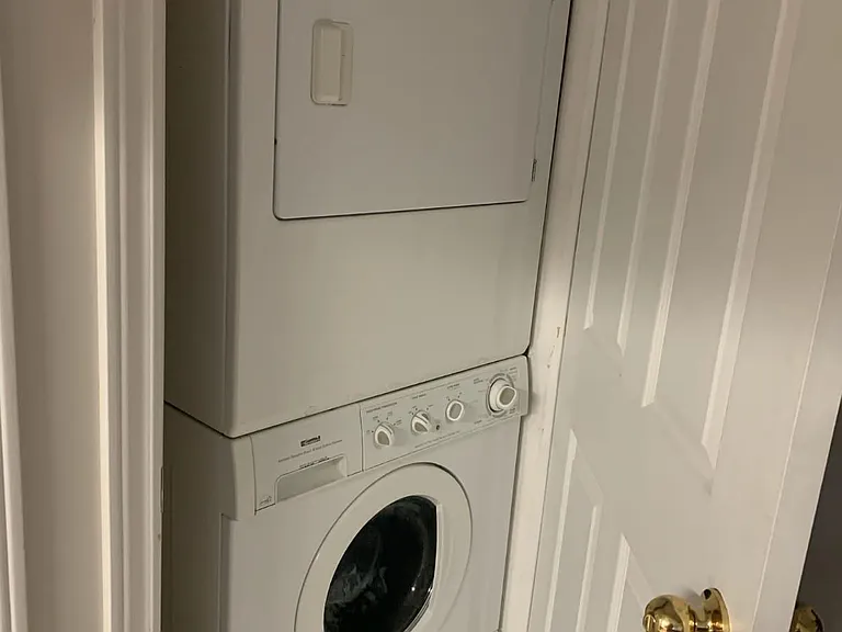 Washer, Dryer (This is in the living room in a private spot and enclosed within an enclosed door).