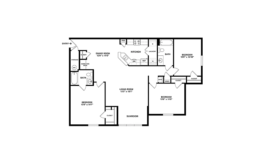 Floor plan The Sunset