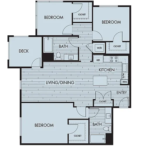 Floor plan Plan 3B